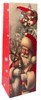 Set of 3 Christmas Wine Bottle Gift Bags & Tags Traditional Contemporary Designs