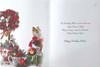 Jonny Javelin December Birthday Christmas Card - Poinsettia Gifts 7.5x5.25"
