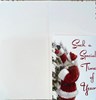 Christmas Money Wallet Gift Card & Envelope - Champagne Glasses 7x3.5"