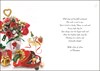 Jonny Javelin Mum Christmas Card - Chocolate Cocktail & Flowers Foil 9x6.25"