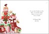 Jonny Javelin Daughter Christmas Card - Stocking & Presents Glitter Foil 9x6"