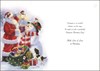 Jonny Javelin Grandchildren Christmas Card - Santa Snowman & Gifts Foil 9x6.25"