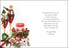 Jonny Javelin Daughter & Son-in-Law Christmas Card - Glasses & Candle 9x6.25"