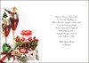 Jonny Javelin Daughter & Partner Christmas Card - Glasses & Candle 9x6.25"