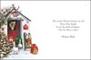 Jonny Javelin House to House Christmas Card - Ducks Outside House Foil 7.25x5.5"