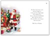 Jonny Javelin Granddaughter Christmas Card - Santa & Sleigh Glitter Foil 9x6"