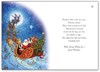 Jonny Javelin Son Christmas Card - Santa Sleigh at Night with Foil 9x6.25"