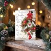 Jonny Javelin Daughter & Son-in-Law Christmas Card - Doves on Wreath 9x6.25"