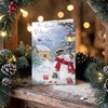 Jonny Javelin Sister & Brother-in-Law Christmas Card -Snowmen Foil 9x6.25"