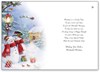 Jonny Javelin Sister & Brother-in-Law Christmas Card -Snowmen Foil 9x6.25"