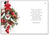 Jonny Javelin One I Love Christmas Card - Doves on Wreath Glitter Foil 9x6.25"
