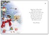 Jonny Javelin Special Couple Christmas Card - Snowmen Glitter Foil 9x6.25"