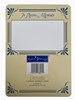 Loving Memory Open Graveside Memorial Card - Blue with Flowers - Brother 6x4"