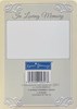 Loving Memory Graveside Memorial Card - Purple Lilies - Missing you Dearly 6x4"