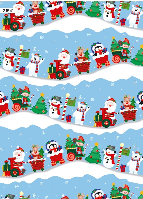 20m (4x5m) Christmas Gift Wrapping Paper Children's Santa and Novelty