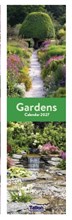 2027 Super Slim Month To View Spiral Bound Scenic Photo Wall Calendar - Gardens