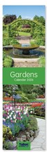 2026 Super Slim Month To View Spiral Bound Scenic Photo Wall Calendar - Gardens