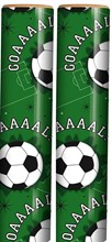 6m Gift Wrapping Paper Roll - 2 x 3m - Green with Footballs