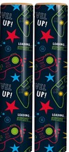 6m Children's Birthday Gift Wrapping Paper Roll 2x3m - Gaming Controllers