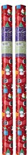 6m Christmas Gift Wrapping Paper 2x3m Roll Cutting Guide - Cats in Jumpers Hats