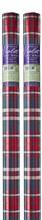 6m (2x3m) Traditional Gift Wrapping Paper Hogmanay Tartan - Red Green & Gold