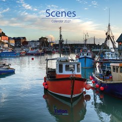 2027 Square Month To View Scenic Photo Wall Calendar - Scenes