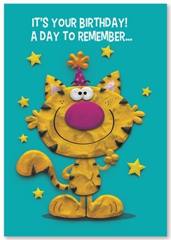 Humour Birthday Card - It's Your Birthday!  A Day To Remember...  7.5 x 5.25"