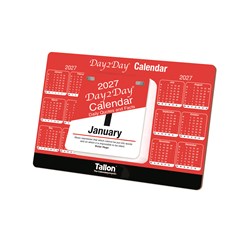 2027 Day To Day Desk Top Stand Up Tear Off Block Calendar - Daily Quotes & Facts