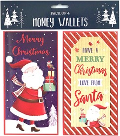 Pack of 10 Christmas Sticker Tags with Glitter - Santa Snowman Postbox Designs