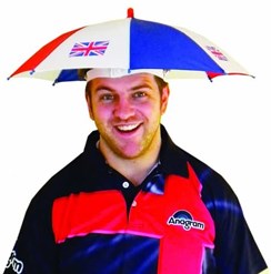 Union Jack Flag Red White and Blue Umbrella Hat Queens Jubilee Fancy Dress Union Jack Flag Red White and Blue Umbrella Hat Queens Jubilee Fancy Dress