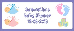 Baby Shower Personalised Landscape Party Banner - Add Your Own Message - Unisex