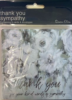 36 Multi Pack Thank You For Your Sympathy Cards & Envelopes