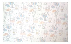 Unisex Baby Shower Gift Wrapping Paper - 1 Sheet & 1 Matching Tag