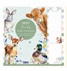 2027 Family Organiser Calendar 5 Column Memo Pad & Shopping List - Animals