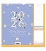 2026 Family Organiser Calendar 5 Column Memo Pad & Shopping List - Bees Daisies