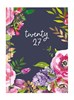 2027 Small Pocket Week To View Hardback Fashion Diary - Blue Floral