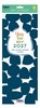 2027 Slim Month To View Spiral Bound 2 Column Wall Calendar - Blue & Green
