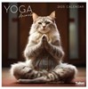 2025 Square Month To View Spiral Bound Animal Photo Wall Calendar - Yoga Animals
