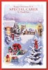 Special Carer Christmas Card - Snowy Village Scene with Tree & Gift 7.5" x 5.25"