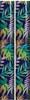 6m Female Floral Gift Wrapping Paper Roll - 2 x 3m - Blue Green Tropical Leaves
