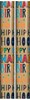 6m Gift Wrapping Paper Roll - 2x3m Multicoloured Happy Birthday Hip Hip Hooray