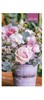 2026 Slim Pocket 2 Week To View Soft back Floral Diary - Flowers Metal Plant Pot