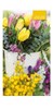 2026 Slim Pocket 2 Week To View Soft back Floral Diary - Yellow & Pink Tulips