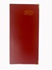 2027 Slim Week To View PVC Leather Effect Diary with Metal Corners - Red