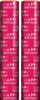 6m Happy Birthday Gift Wrapping Paper Roll - 2 x 3m - Pink with Silver Writing