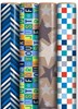 12m Male Mixed Gift Wrapping Paper - 4 x 3m Roll's - Boy's Birthday Generic