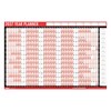 2027 A1 Laminated Yearly Wall Planner Calendar with Wipe Dry Pen Sticker Dots