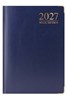 2027 A5 Week To View Hardback Diary with Metal Corners & Ribbon Marker - Blue