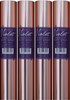 16m Foil Effect Gift Wrapping Paper 4x4m Roll's Cutting Guide Plain Rose Gold