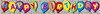 Happy Birthday Foil Party Banner - Happy Birthday - Silver & Multicoloured Text